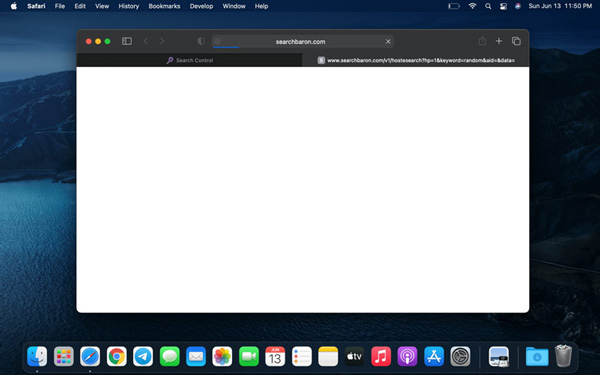 Search Baron Redirect Virus On Mac