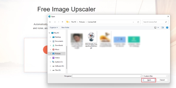 Select a JPG Image File Folder