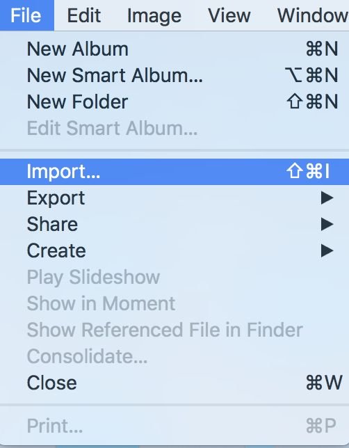 select file import