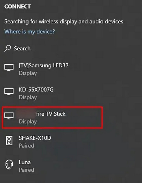 Select Fire Tvstick