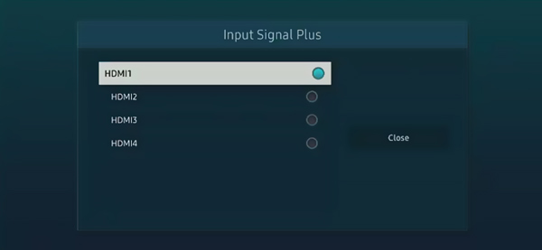 Select Input Source On Samsung TV