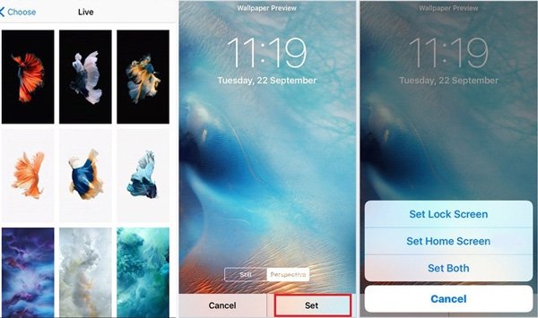 İndir canlı duvar kağıdı iPhone ayarla