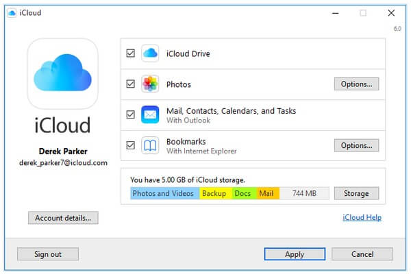 Настройте iCloud