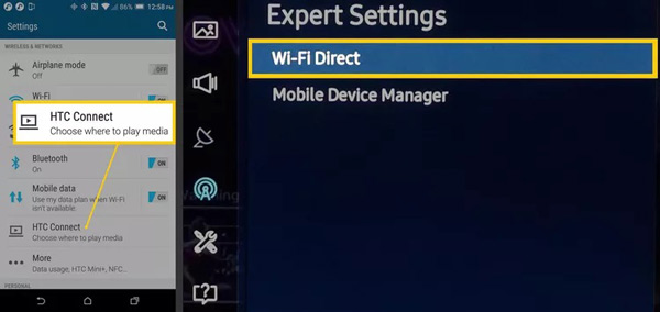 Settings Android TV