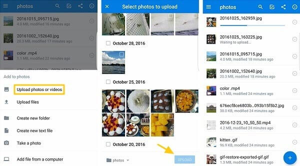 Compartir video Dropbox