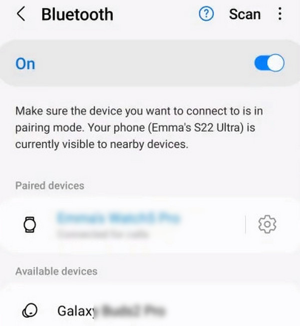 Поделиться через Bluetooth