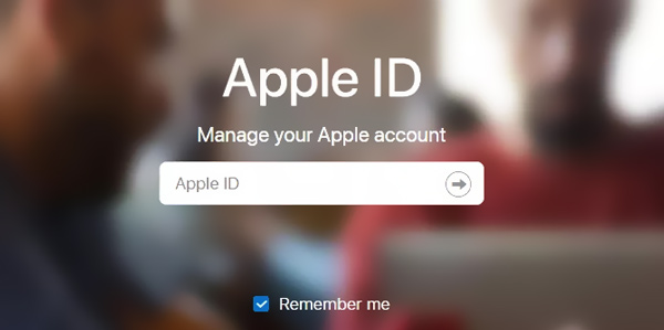 Log in op Apple ID IOS