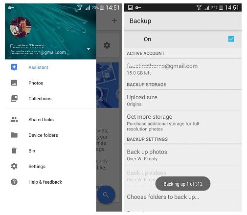 Sign in Google+ app