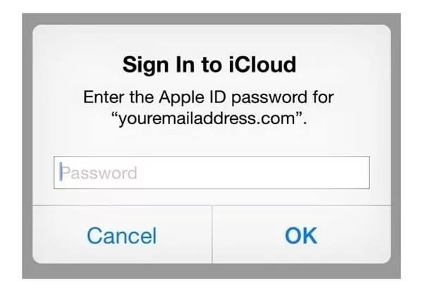Aanmelden bij iCloud