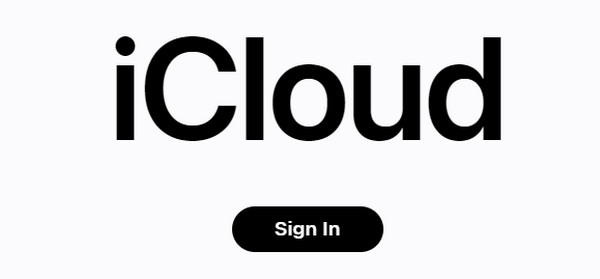 Faça login no ID do Icloud