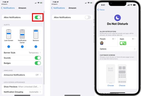 Silenciar notificações no iPhone