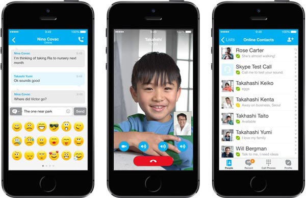 視頻聊天應用Skype