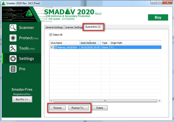 Smadav Karantina