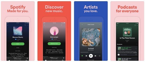 spotify offline music app