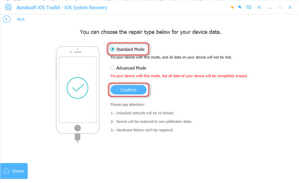 Standardmodus iPhone lautlos reparieren