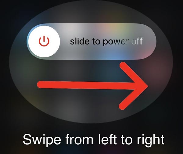 Swipe to Restart iPhone