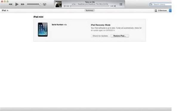 Synkronisera iPad till iTunes