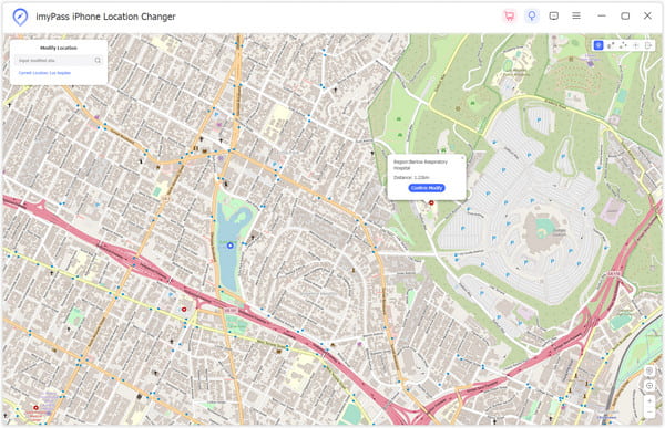 Appuyez sur Démarrer le déplacement