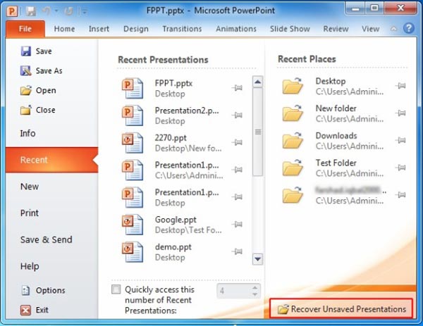 temp folder