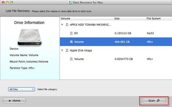 Tenorshare Any data recovery for Mac