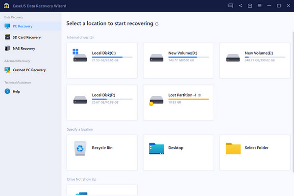 Easeus Data Recovery Wizard