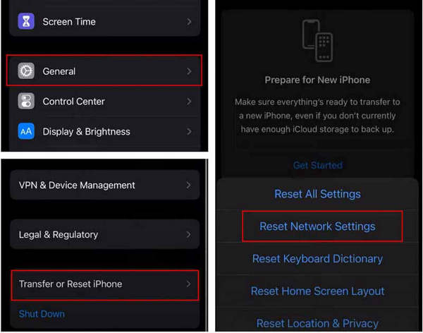 Reset Network Settings