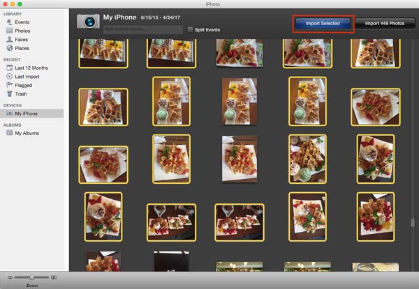 Video-iPhoto übertragen