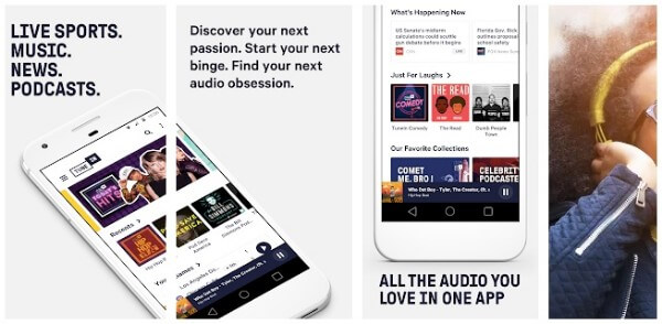tunein radio free offline music app