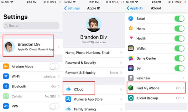 Turn Off Find My iPhone 12