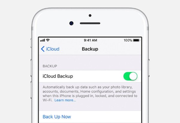 ICloud-back-up uitschakelen