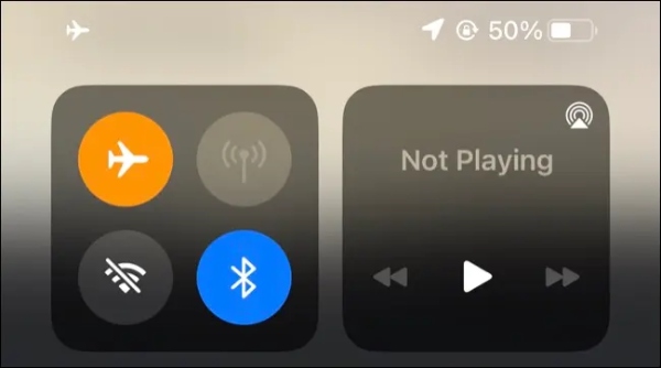 Turn on and Off Airplane Mode IOS16