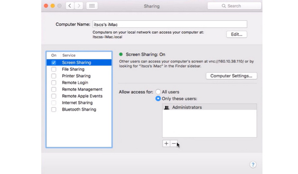 Turn On Screen Sharing Mac