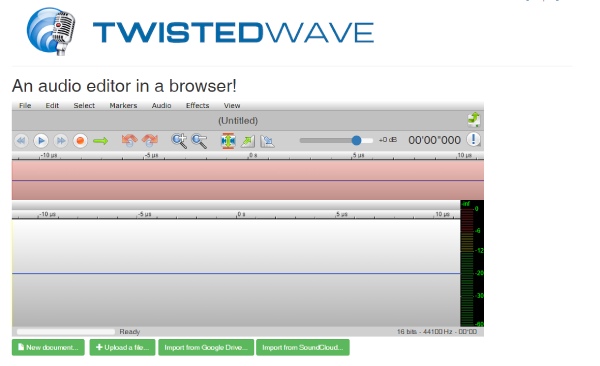 Twistedwave Audio Editor