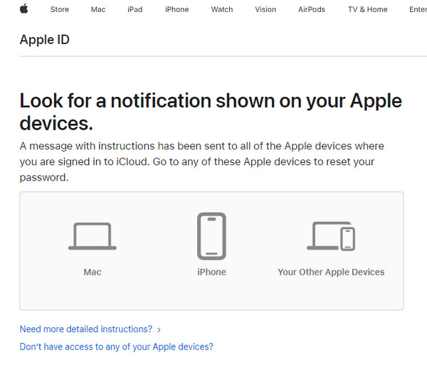 Uwierzytelnianie dwuskładnikowe w celu zresetowania hasła Apple ID