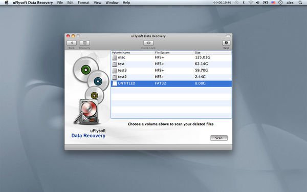 uFlysoft Data Recovery voor Mac