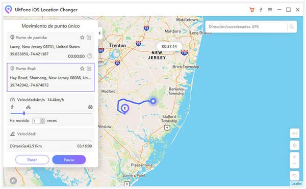 Ultfone iOS Location Changer