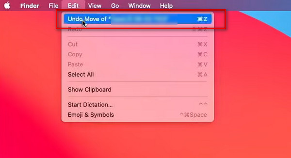 Undo on Mac