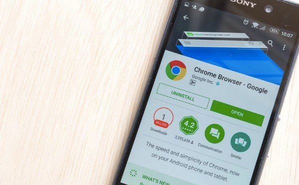 Avinstaller Google Chrome på Android