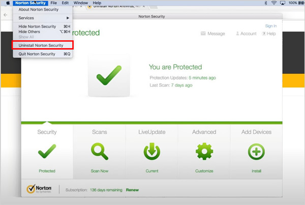Uninstall Norton Security On Mac