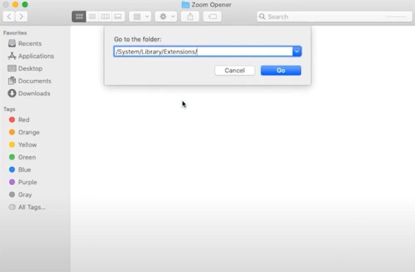 Avinstallera Zoom på Mac Hitta tillägg