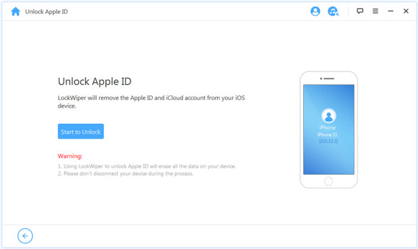 Lås upp Apple ID med Lockwiper