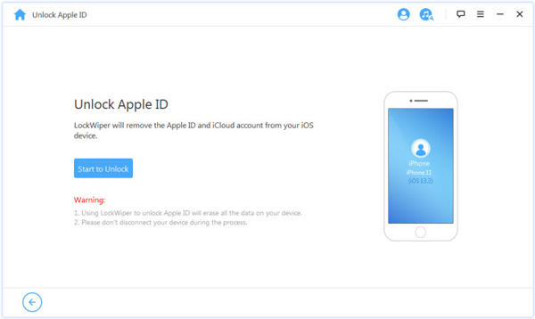 Desbloquear ID de Apple con Lockwiper