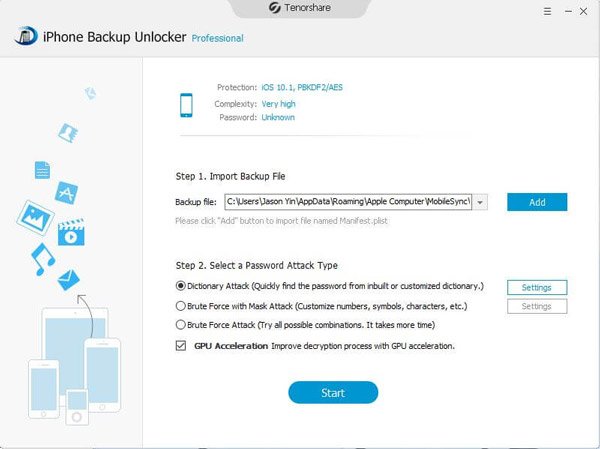 Разблокировать iPhone Tenorshare