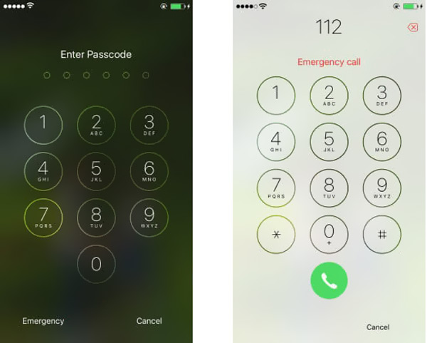 Unlock iPhone with Emergency Call Screen iOS 6