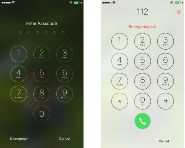 Desbloqueie o iPhone com tela de chamada de emergência iOS 6