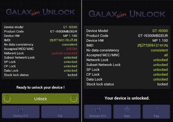 unlock Samsung