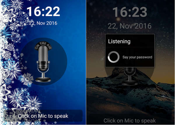 UnLock Screen By Voice