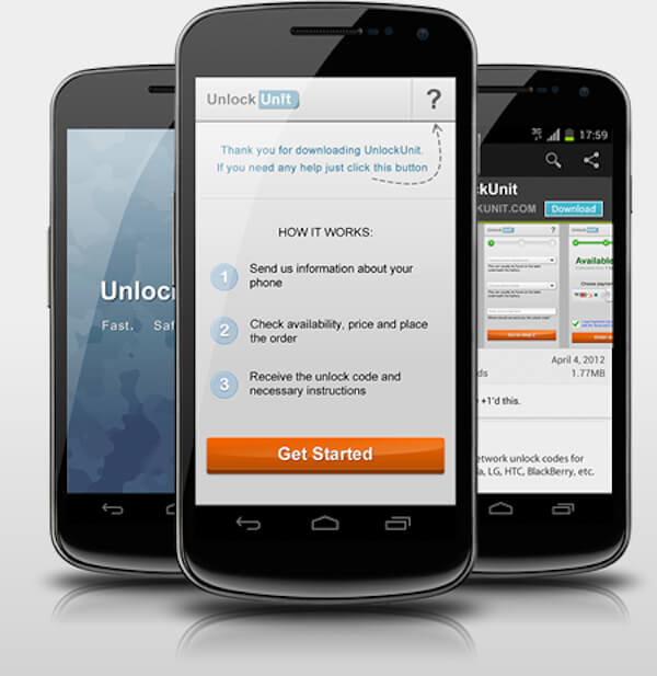 Application mobile Unlockunit
