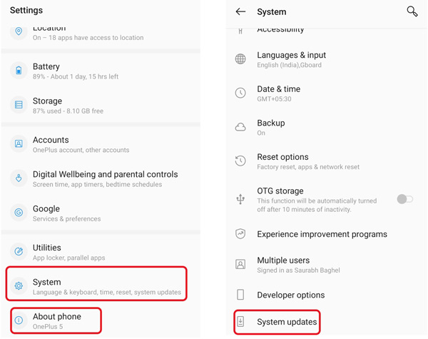 Update Android Software To Fix System UI Not Responding