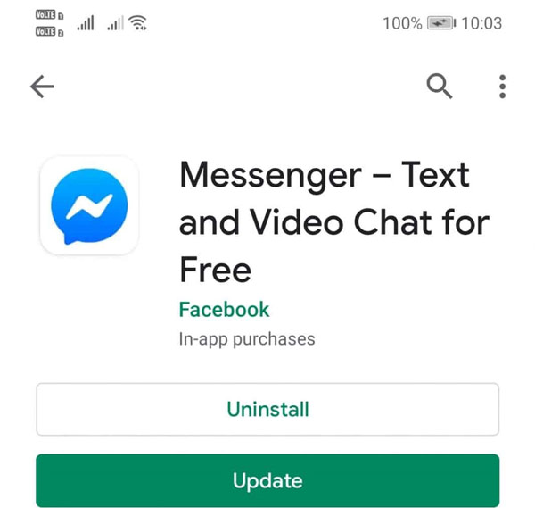 Uppdatera Messenger